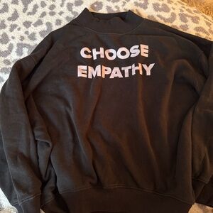 Black crewneck